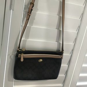 Brand new never used Coach crossbody leather bag